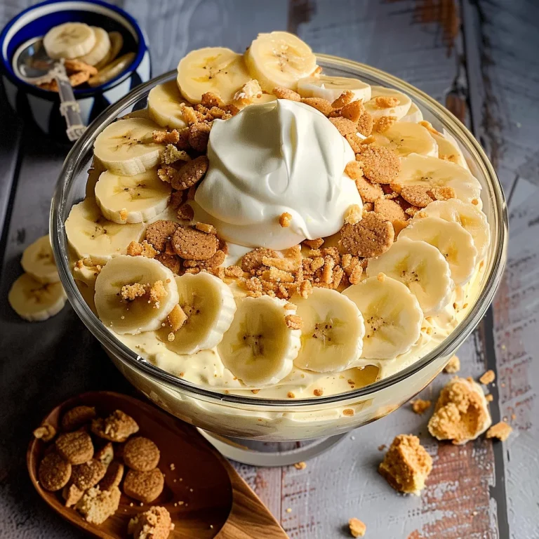 No Bake Banana Pudding