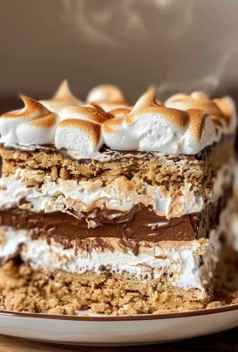 No Bake S'mores Cake