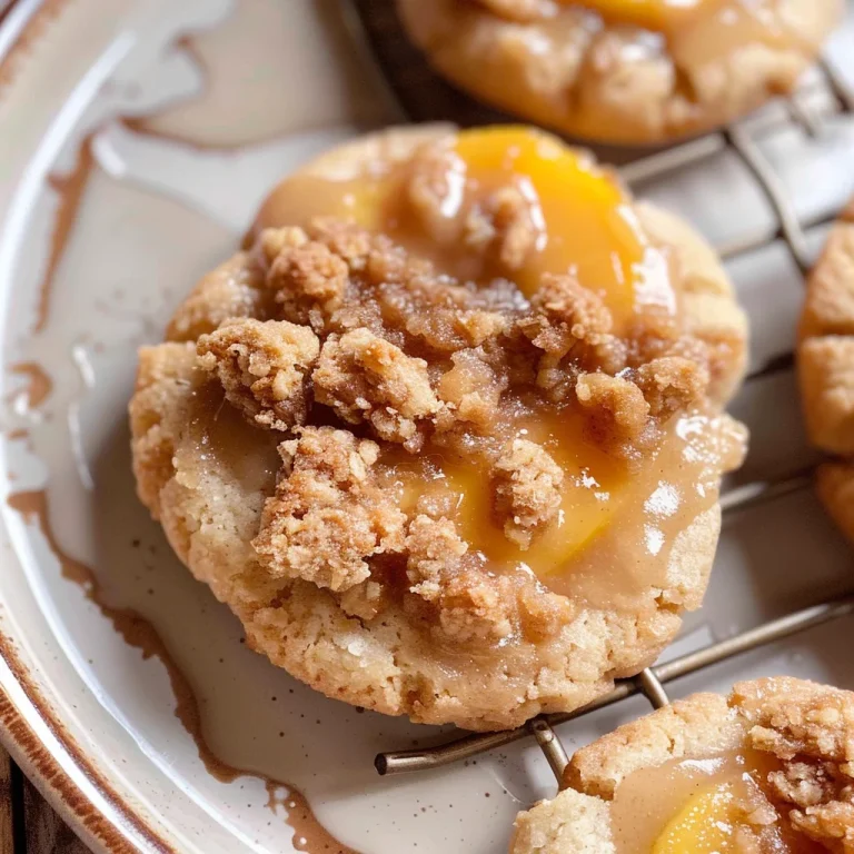 Peach Cobbler Cookies