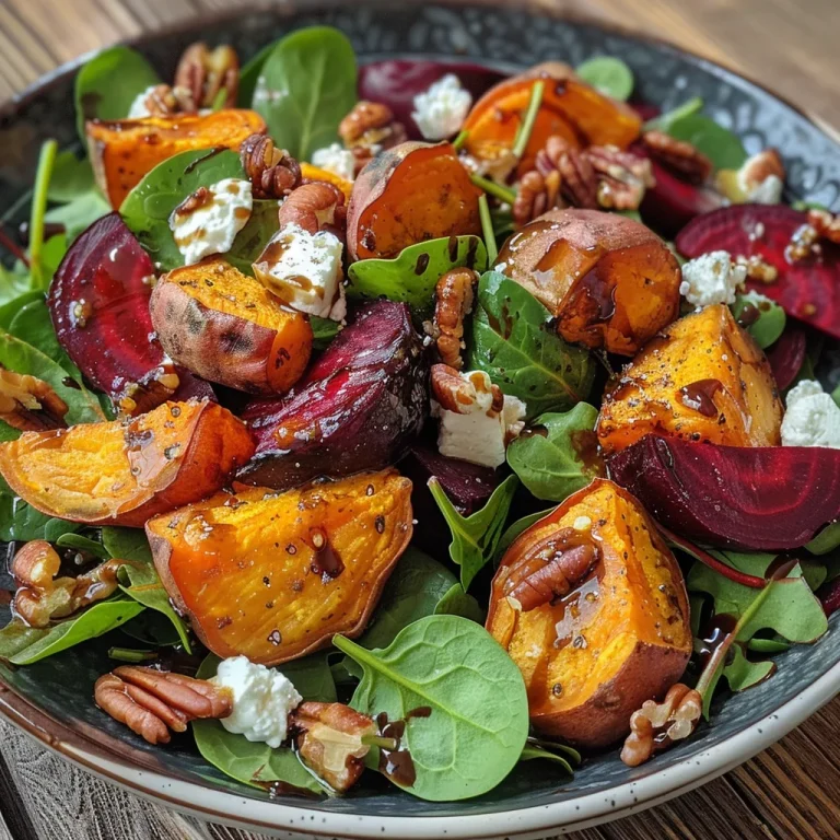 Roasted Beet Sweet Potato Salad: A Delicious & Healthy Recipe