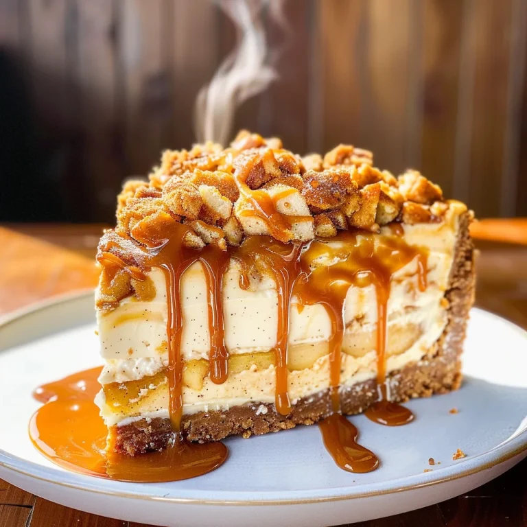 Salted Caramel Apple Pie Cheesecake Recipe
