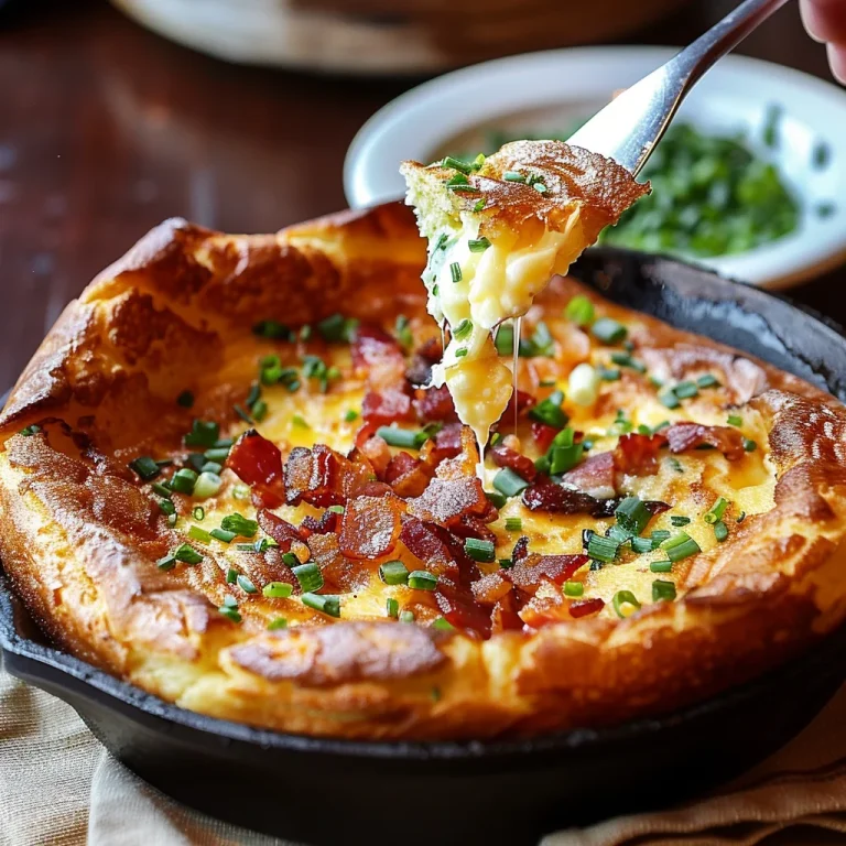 Savory Cheddar & Bacon Dutch Baby: A Delightful Treat!