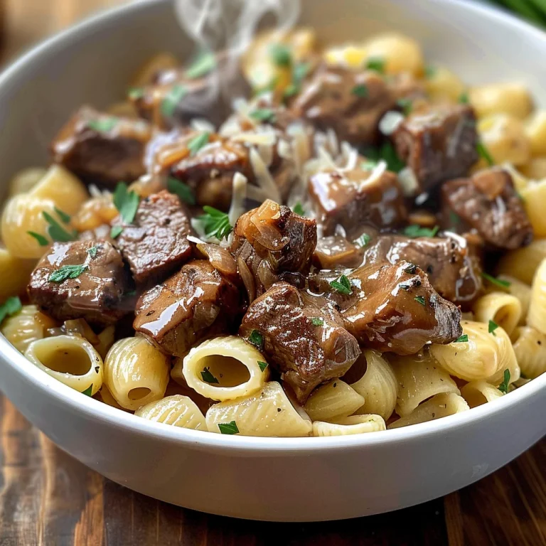 Savory Steak Bites & Pasta