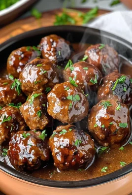 Slow Cooker Salisbury Steak Meatballs (Frozen Meatballs)
