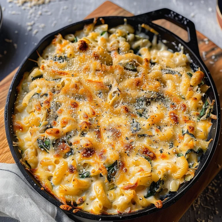 Spinach Artichoke Mac and Cheese