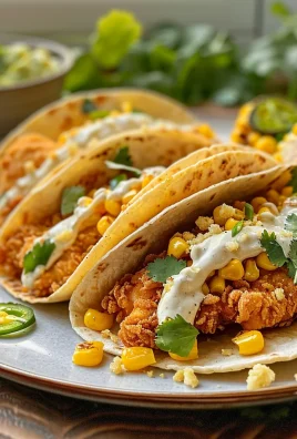 The Ultimate Guide to Fried Chicken Street Corn Tacos with Jalapeño Lime Ranch: A Flavorful Fiesta in Every Bite