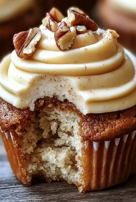 Banana Cinnamon Pecan Cupcakes with Cream Cheese Frosting