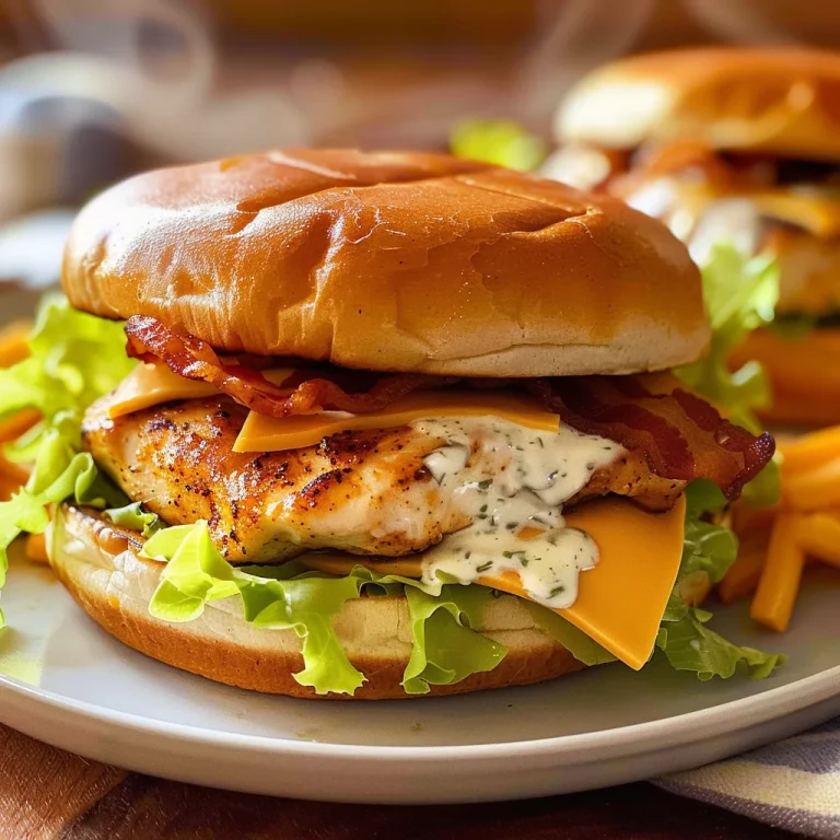 Blackened Chicken Bacon Ranch Sandwiches Recipe