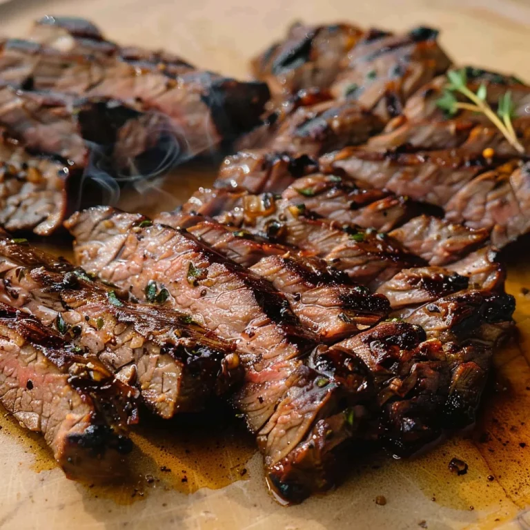 Charred and Juicy Marinated Skirt Steak