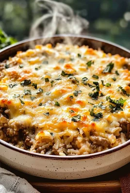Cheesy Hamburger Rice Casserole