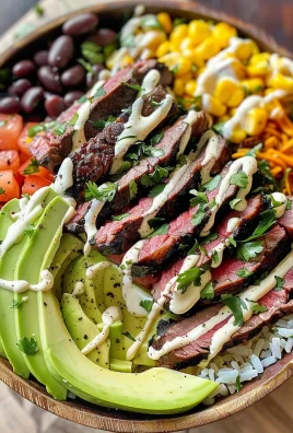 Cilantro Lime Steak Bowls