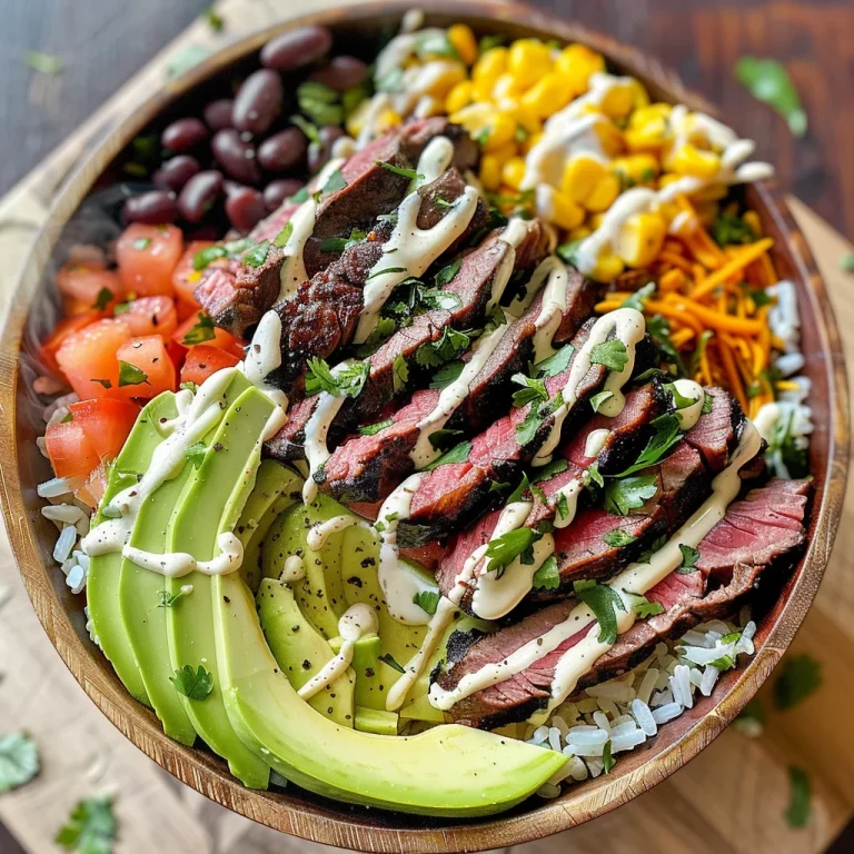 Cilantro Lime Steak Bowls