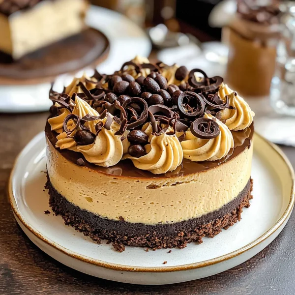 Coffee Brownie Cheesecake