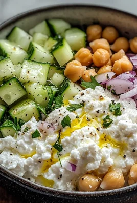 Cottage Cheese and Chickpea Salad: A Refreshing and Protein-Packed Delight