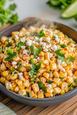 Creamy Mexican Street Corn Salad with a Kick