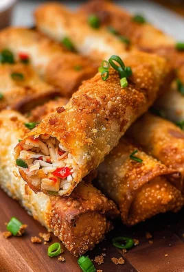 Crispy Crab Cake Egg Rolls: A Savory Seafood Snack Delight