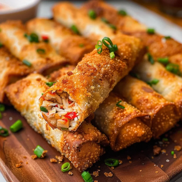 Crispy Crab Cake Egg Rolls: A Savory Seafood Snack Delight