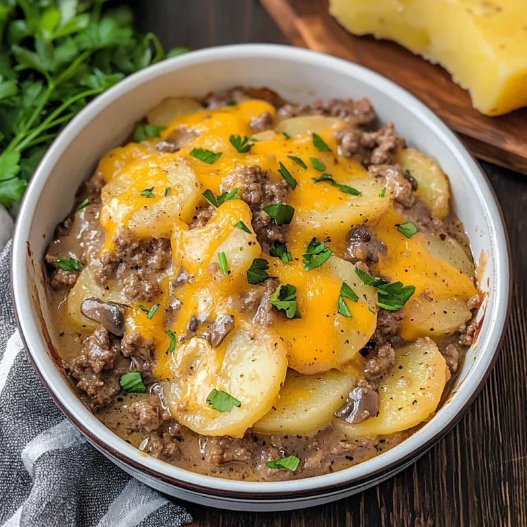 Crockpot Hamburger Potato Casserole