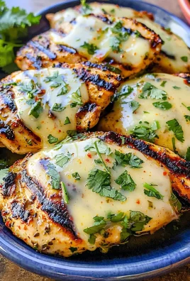 Grilled Salsa Verde Pepper Jack Chicken