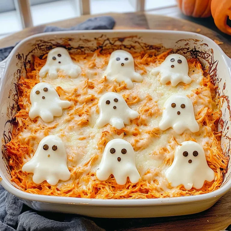 Halloween Buffalo Chicken Dip (Booffalo Dip)