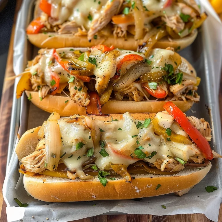 Healthy Crockpot Chicken Philly Cheesesteak Recipe