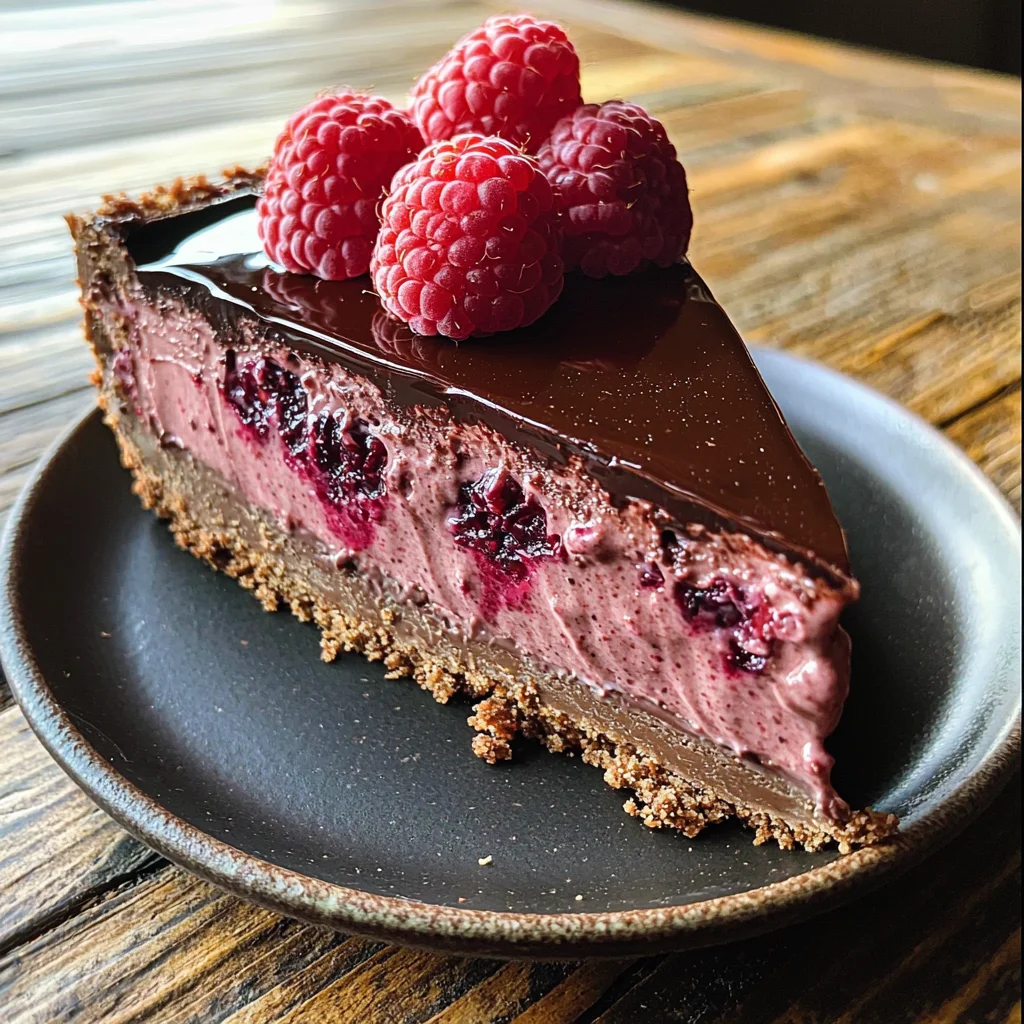 Indulge in Decadent Dark Chocolate Raspberry Cheesecake image 2