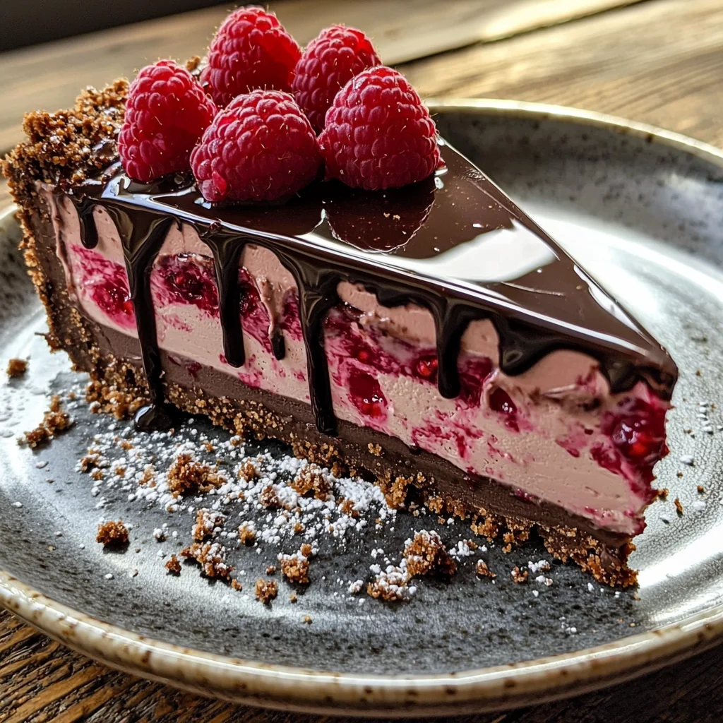 Indulge in Decadent Dark Chocolate Raspberry Cheesecake image 3