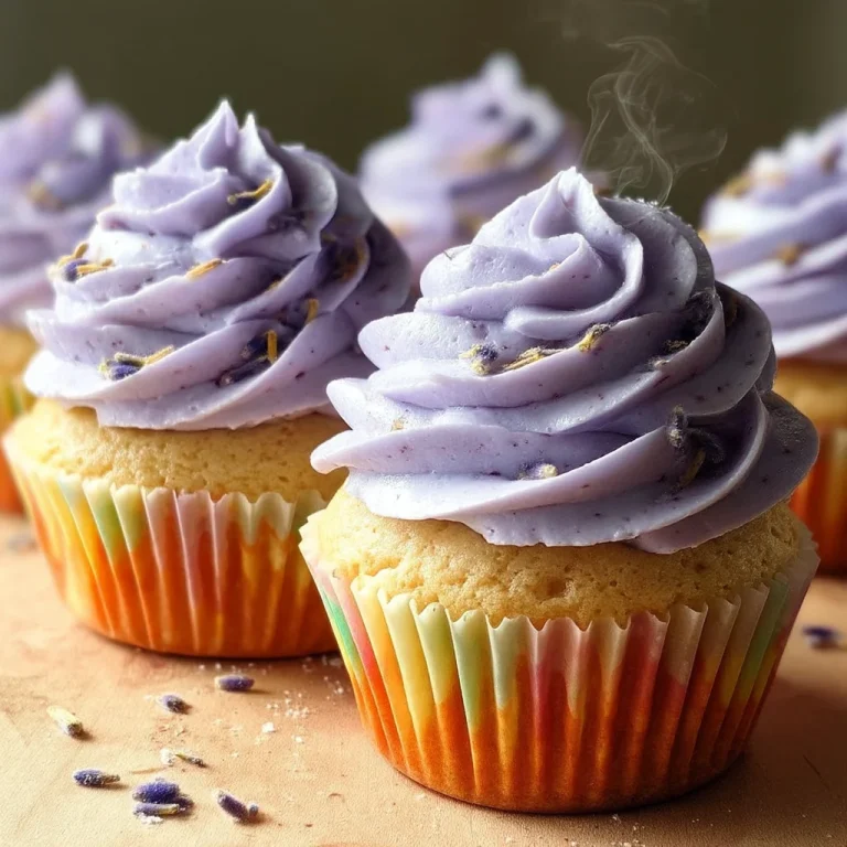 Lavender Earl Grey Tea Cupcakes