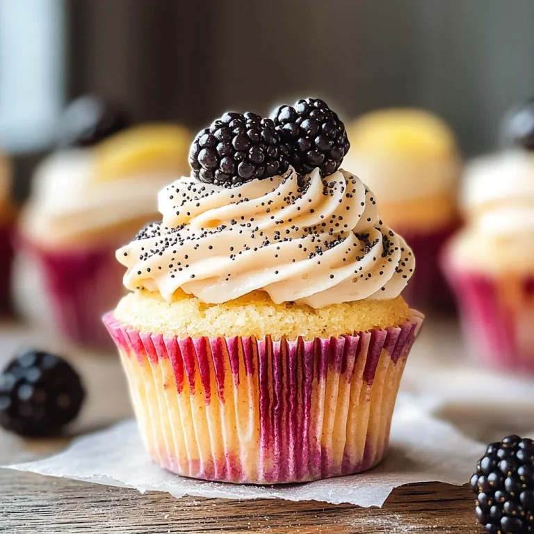Lemon Poppy Seed Cupcakes