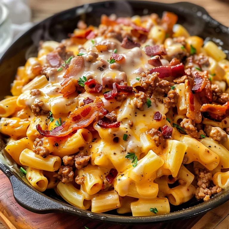 Loaded Bacon Cheeseburger Pasta You'll Crave Again and Again