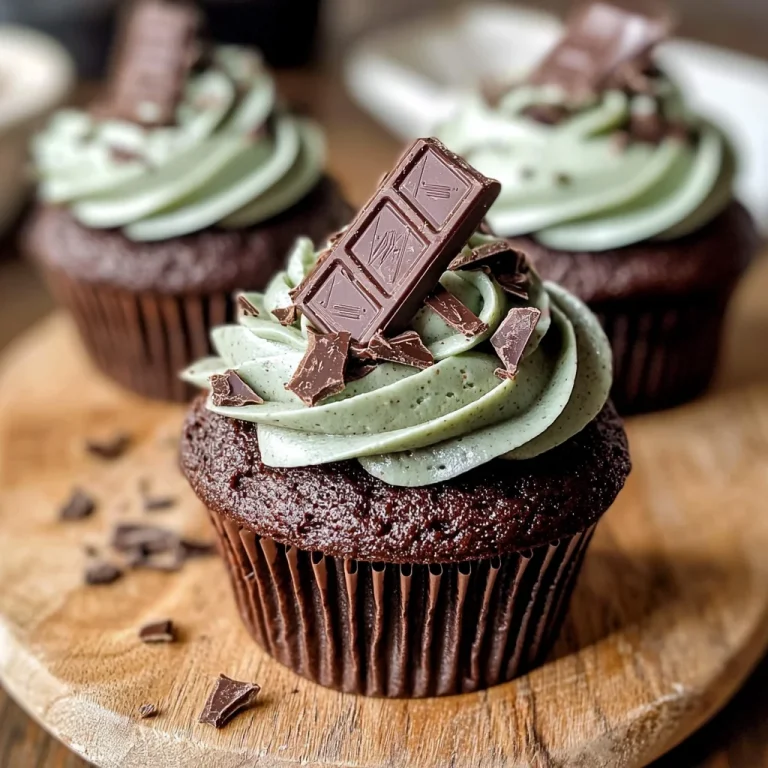 Mint Chocolate Cupcakes
