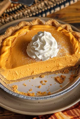 No Bake Marshmallow Pumpkin Pie