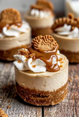 No Bake Mini Biscoff Cheesecakes
