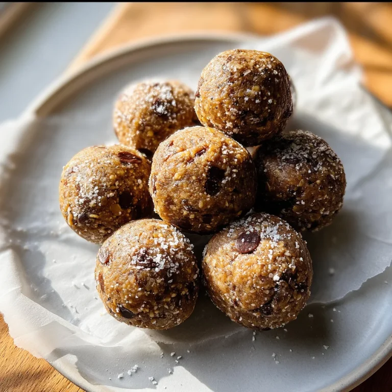 No Bake Protein Balls