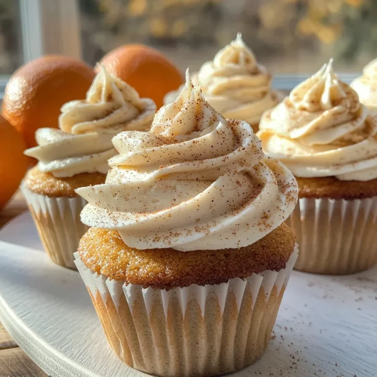 Orange Spice Cupcakes