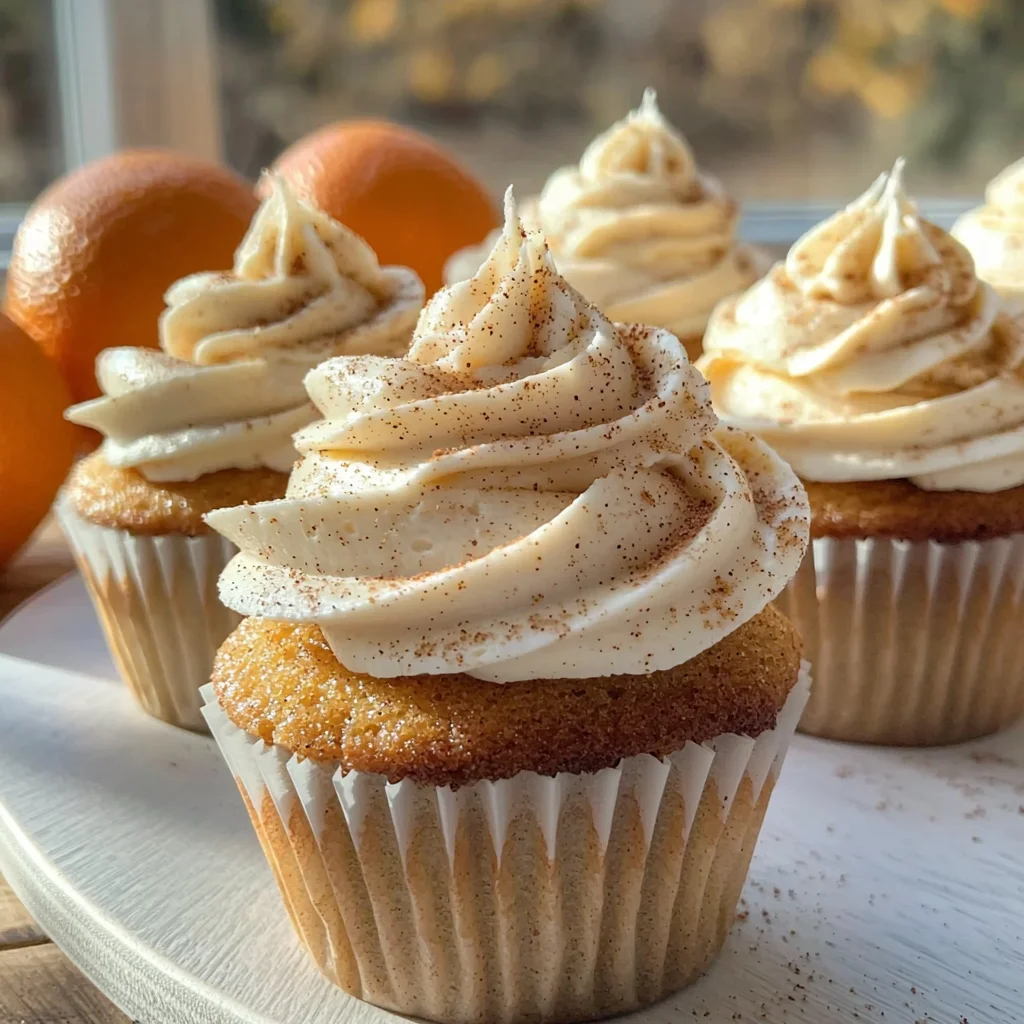 Orange Spice Cupcakes