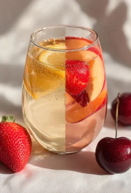 Peach Strawberry Cherry Summer Sangria