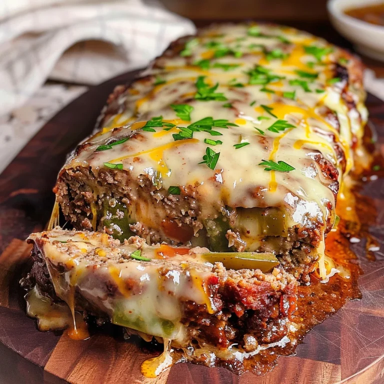 Philly Cheesesteak Meatloaf: A Cheesy, Beefy Twist on a Comfort Food Classic