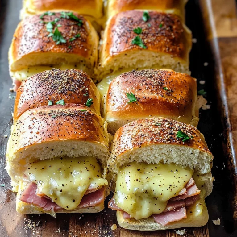 Pickle-Garlic Butter Cuban Inspired Pull-Apart Sliders