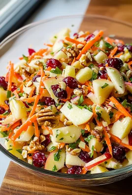 Refreshing Apple Cranberry Carrot Salad