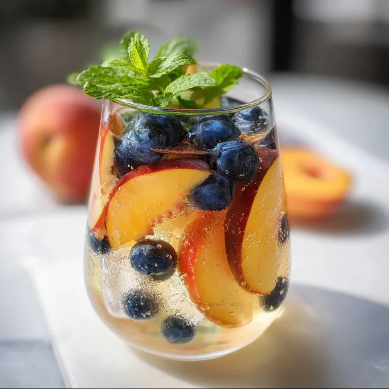 Refreshing Peach Sangria
