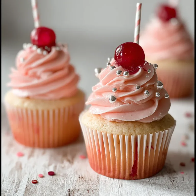 Shirley Temple Cupcakes