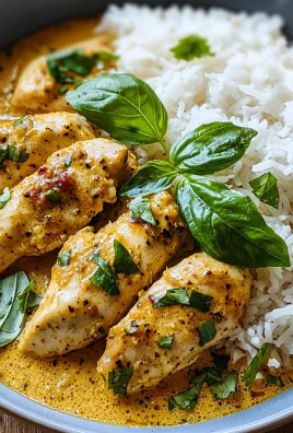 Spiced Coconut Basil Chicken with Rice: A Flavorful Delight