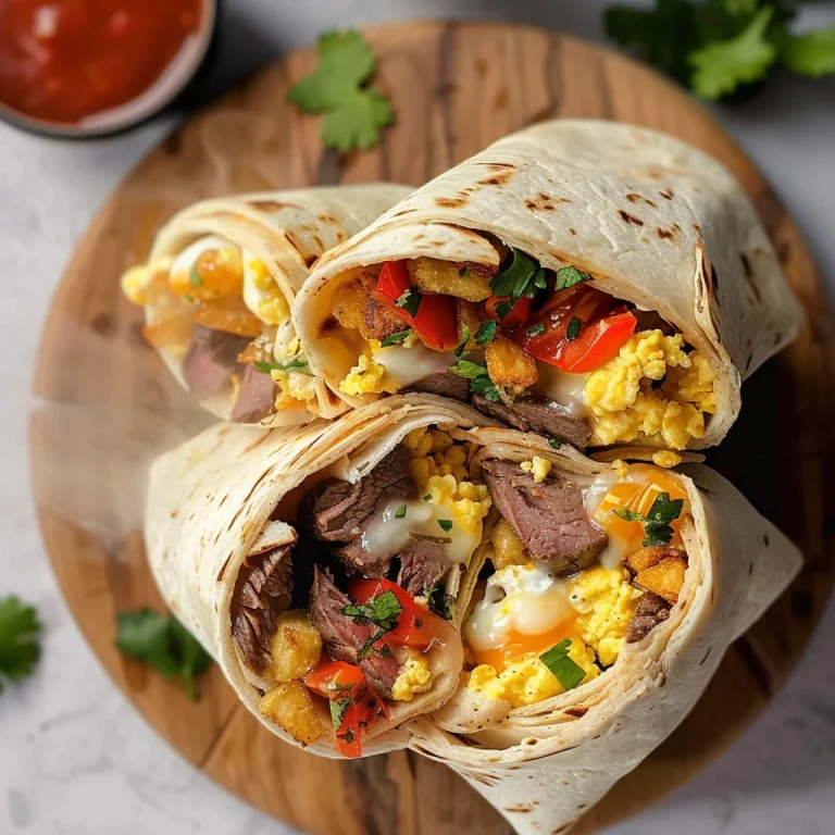 Steak and Egg Breakfast Burrito