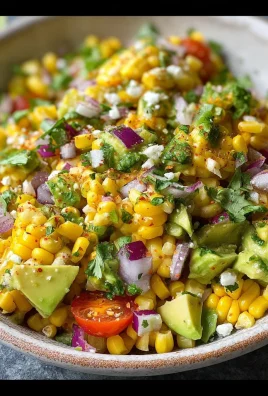 Summer Corn Salad with Avocado