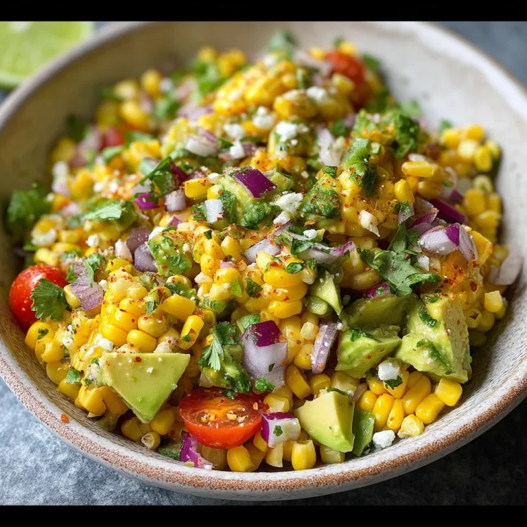 Summer Corn Salad with Avocado