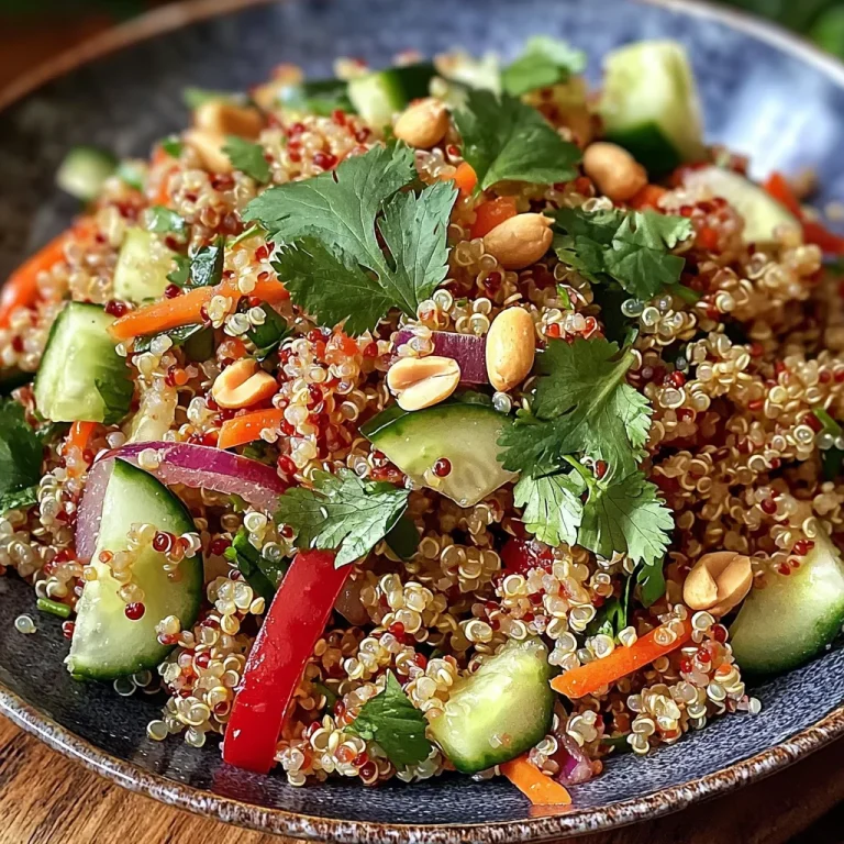 Thai Quinoa Crunch Salad: A Refreshing Healthy Delight!