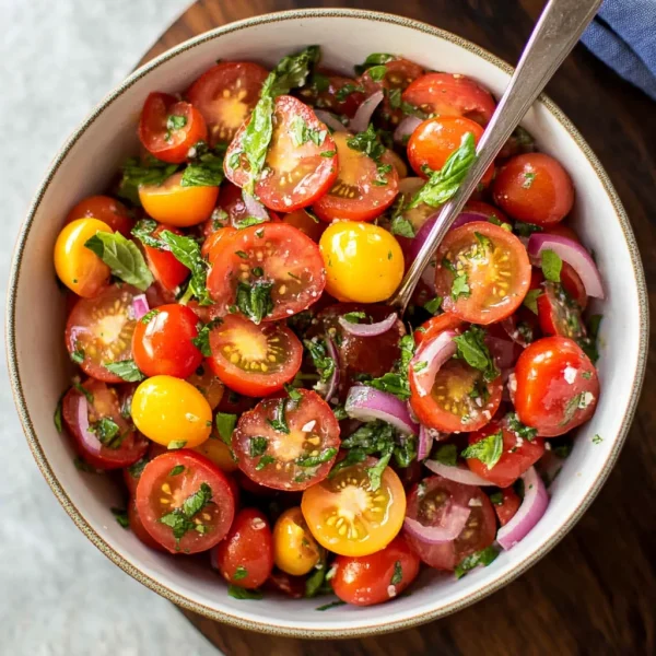 The Best Summer Cherry Tomato Salad Recipe