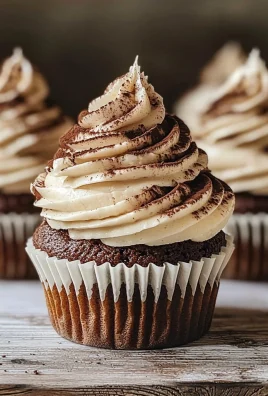Tiramisu Cupcakes – Espresso-Infused, Creamy Frosting