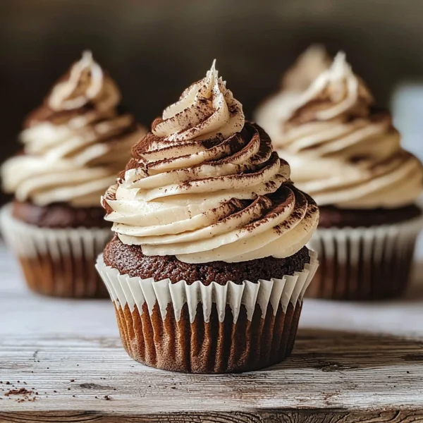 Tiramisu Cupcakes – Espresso-Infused, Creamy Frosting
